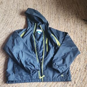 Columbia Kids Black and Yellow Raincoat